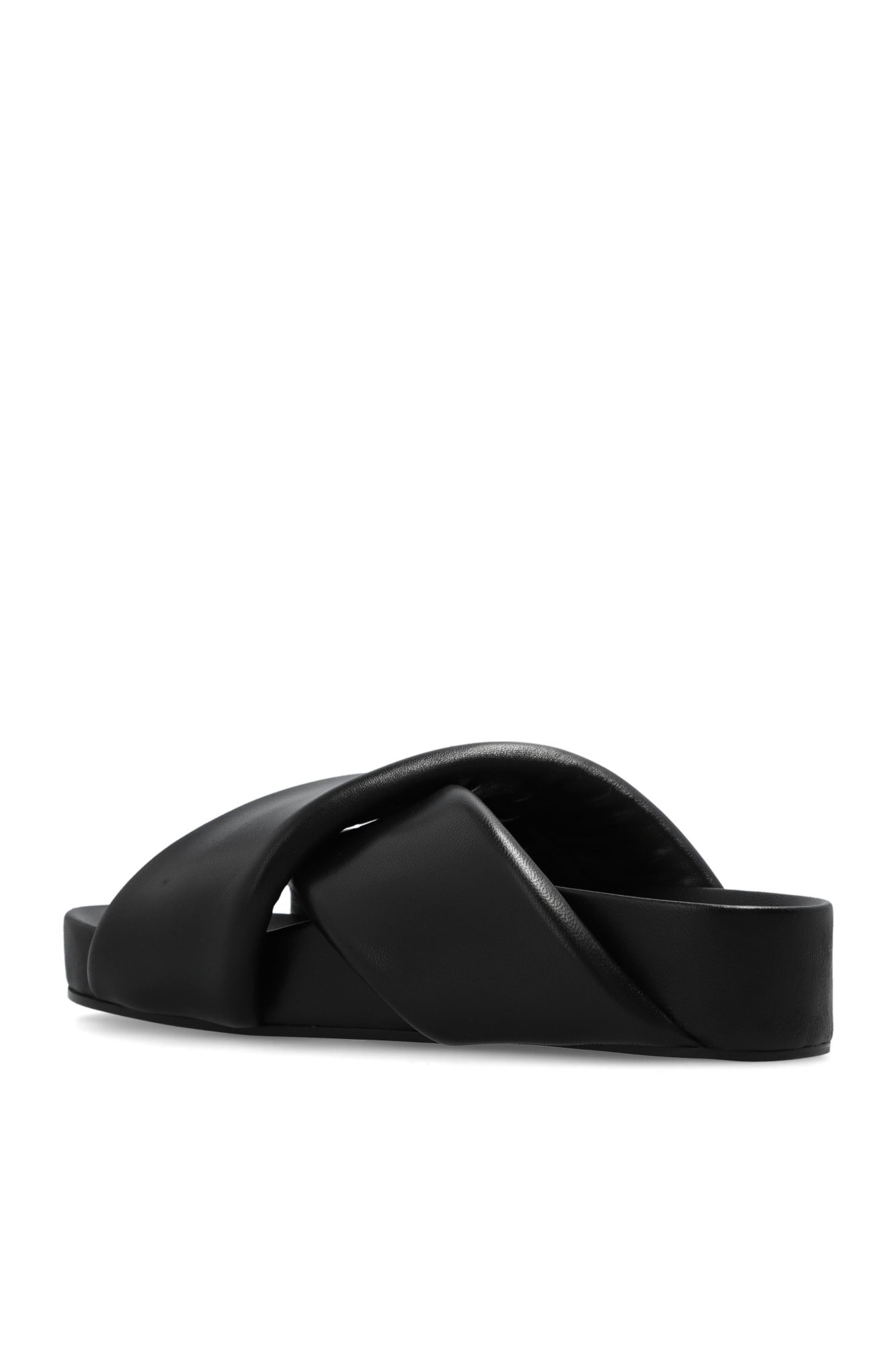★Jil Sander★ Leather Slide Black JP38001A15511001 Jil Sander Leather slides Jil Sander